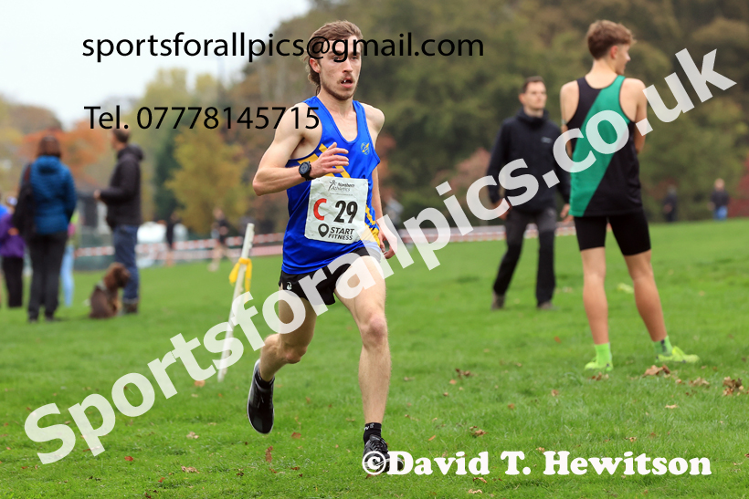 Senior Mens relay, 2025 Northern Cross Country Relays, Graves Park, Sheffield. Photo: David T. Hewitson/Sports for All Pics